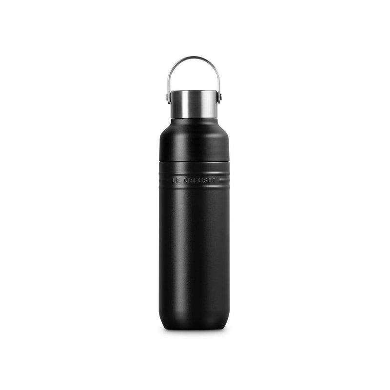 Le Creuset 'On The Go' 500ml Insulated Water Bottle - Satin Black