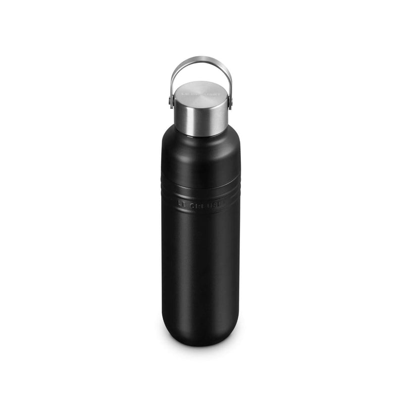 Le Creuset 'On The Go' 500ml Insulated Water Bottle - Satin Black