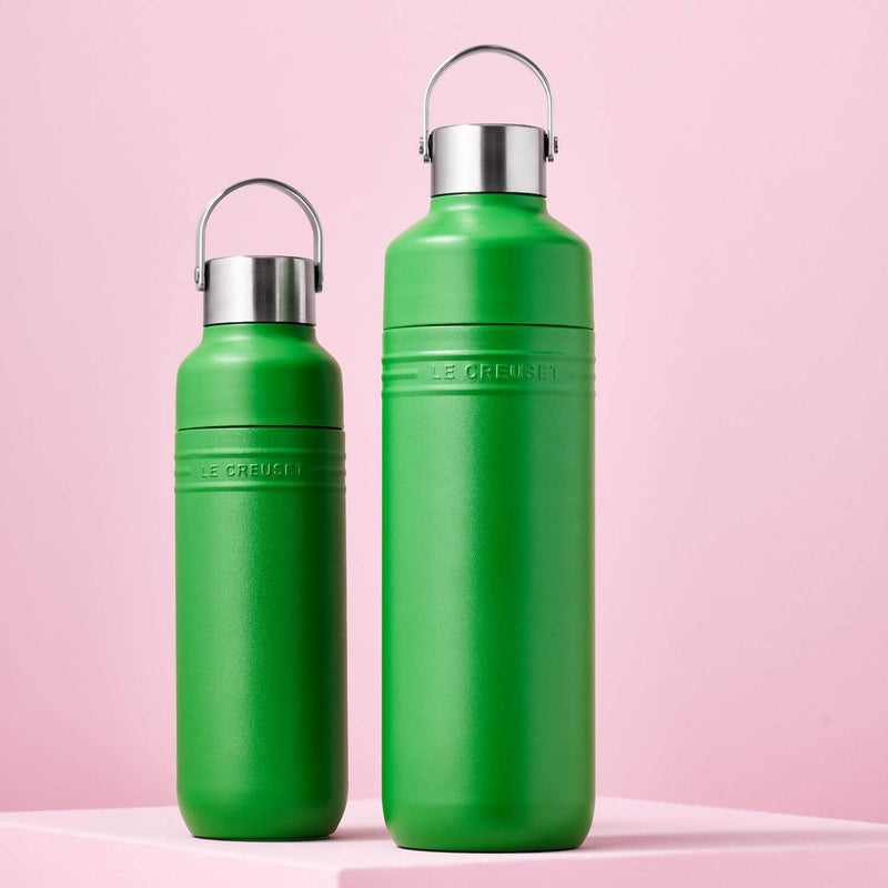 Le Creuset 'On The Go' 500ml Insulated Water Bottle - Bamboo