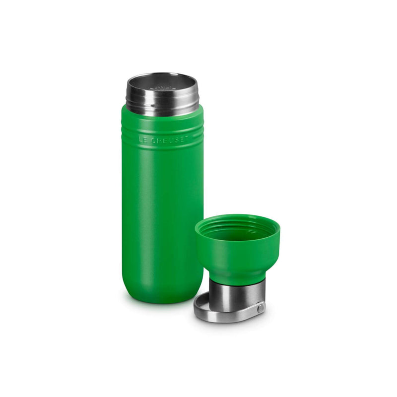 Le Creuset 'On The Go' 500ml Insulated Water Bottle - Bamboo