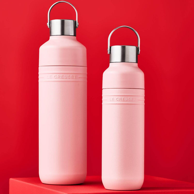 Le Creuset 'On The Go' 1-Litre Insulated Water Bottle - Shell Pink