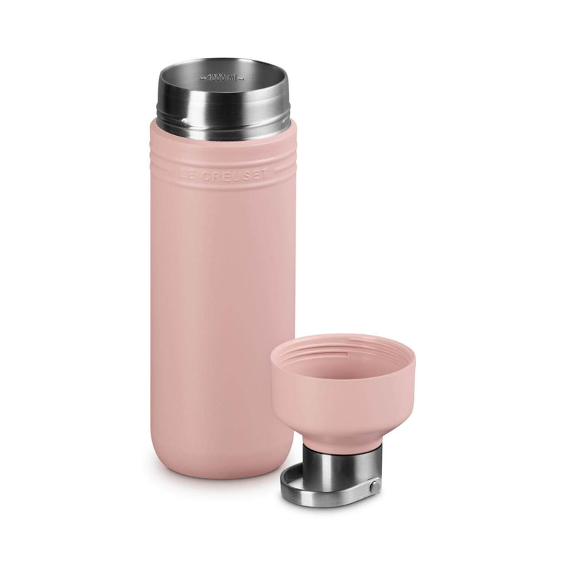 Le Creuset 'On The Go' 1-Litre Insulated Water Bottle - Shell Pink