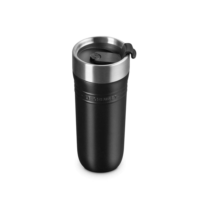 Le Creuset 'On The Go' 350ml Insulated Travel Mug - Satin Black