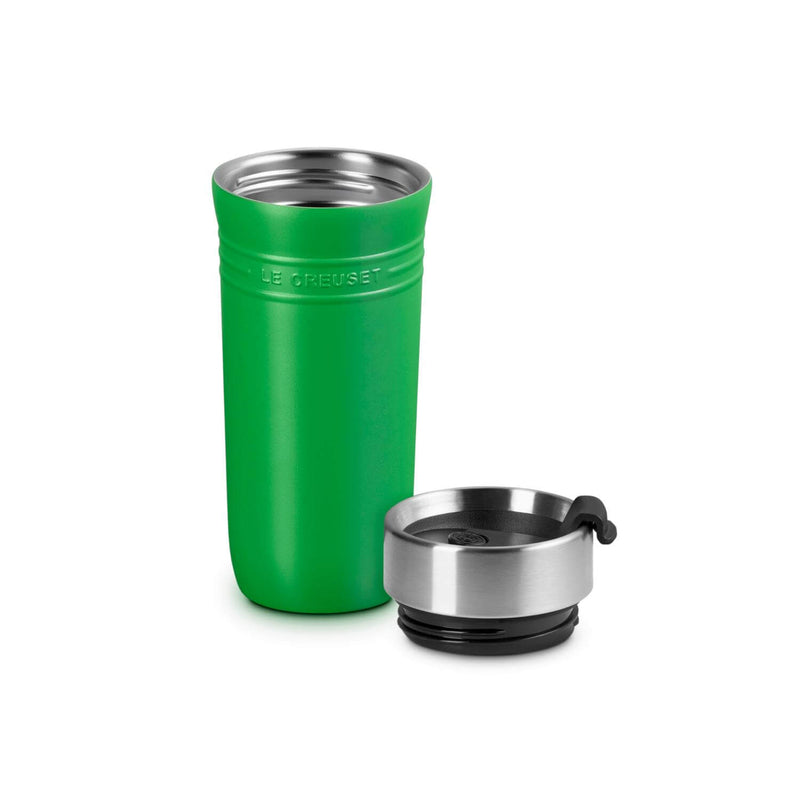 Le Creuset 'On The Go' 350ml Insulated Travel Mug - Bamboo