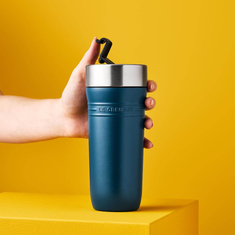 Le Creuset 'On The Go' 350ml Insulated Travel Mug - Deep Teal