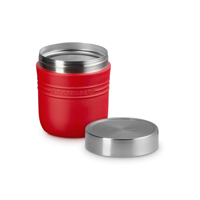 Le Creuset 'On The Go' 500ml Insulated Food Flask - Cerise