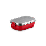 Le Creuset 'On The Go' Stainless Steel 900ml Rectangular Lunch Box - Cerise