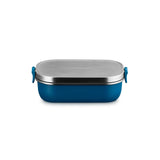 Le Creuset 'On The Go' Stainless Steel 900ml Rectangular Lunch Box - Deep Teal