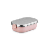 Le Creuset 'On The Go' Stainless Steel 900ml Rectangular Lunch Box - Shell Pink