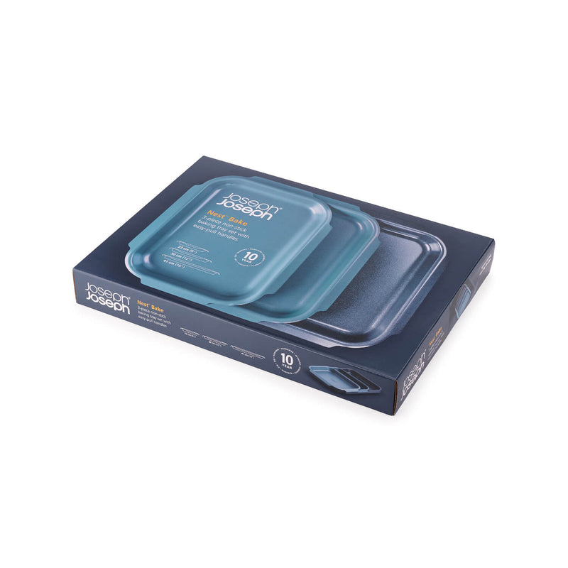 Joseph Joseph Nest™ Bake Oven Non-Stick 3 Piece Baking Tray Set - Blue