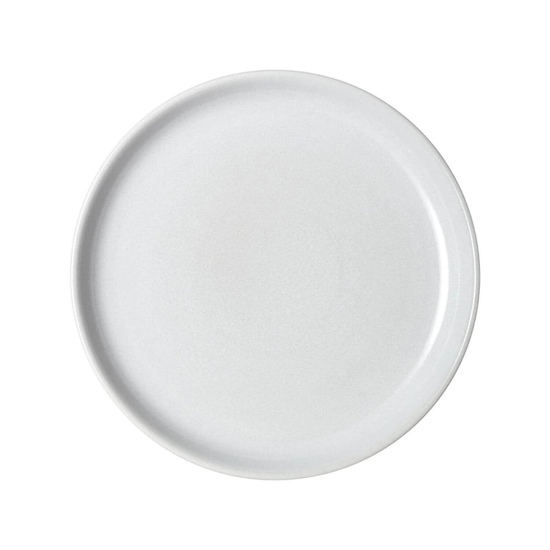 Denby Elements 21cm Medium Coupe Plate - Stone White