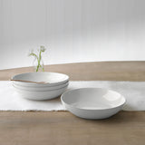 Denby Stoneware 4-Piece Pasta Bowls - Cotton White