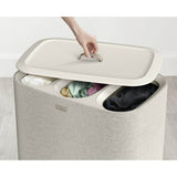 Joseph Joseph Tota Trio 90 Litre Separation Laundry Basket - Ecru