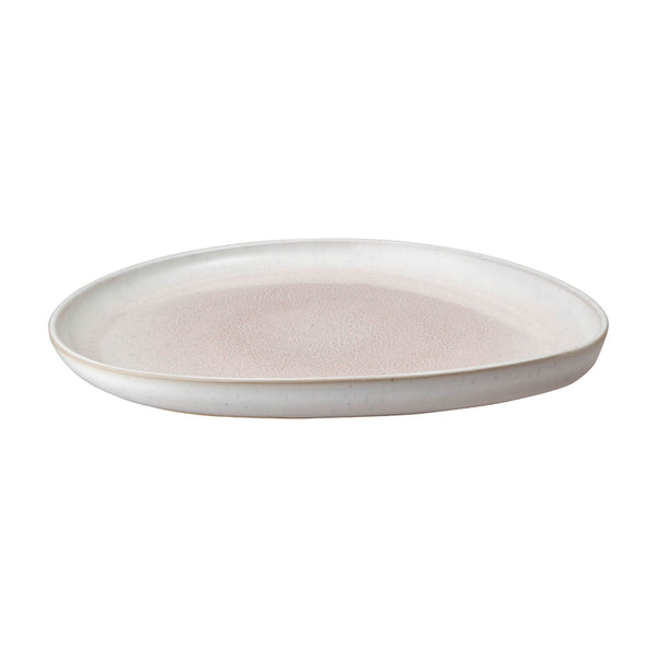 Denby Stoneware Kiln 28.5cm Large Organic Platter - Coral