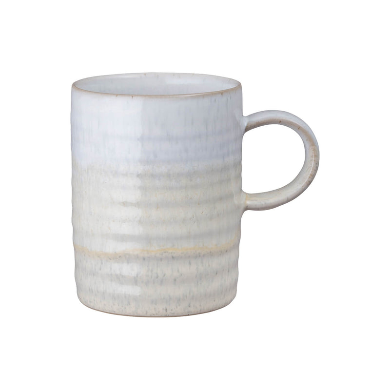 Denby Stoneware Kiln Accents 370ml Ridged Mug - Lemon