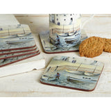 Creative Tops Set Of 6 Premium Coasters - Cornish Harbour