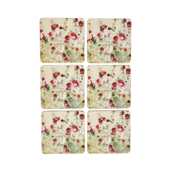 Creative Tops Set Of 6 Premium Coasters - Wild Poppies