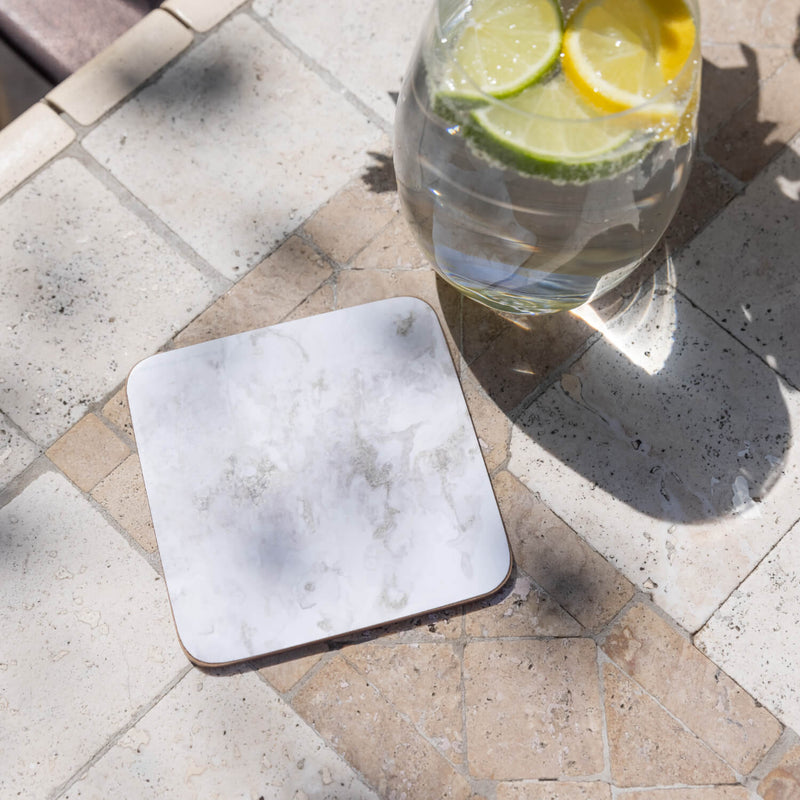 Creative Tops Set Of 6 Premium Coasters - Grey Marble