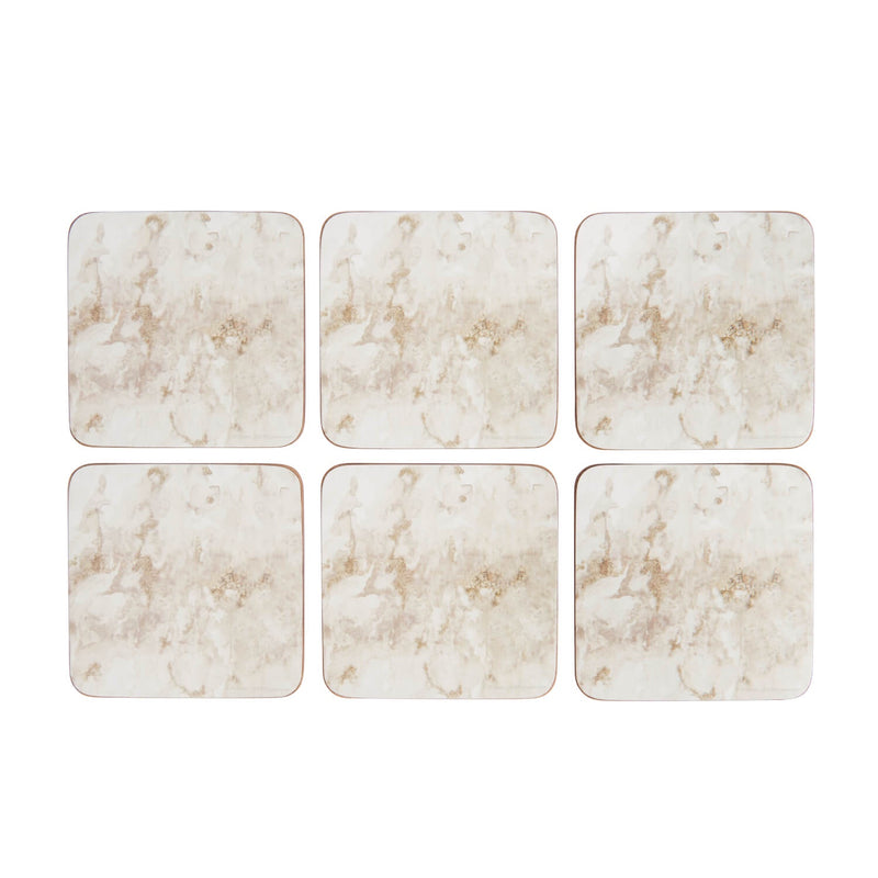 Creative Tops Set Of 6 Premium Coasters - Grey Marble