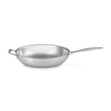 Le Creuset Classic 3-Ply Stainless Steel 30cm Uncoated Frying Pan with Helper Handle