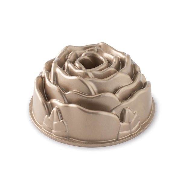 Nordic Ware Rose Bundt Pan With a Free Recipe Book - Toffee