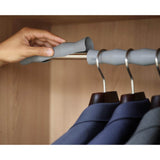 Joseph Joseph Orderly Suits Clothes Large Rail Spacer Set - Grey