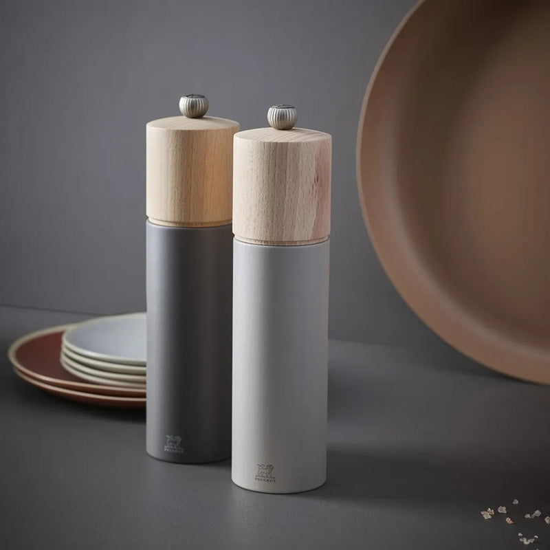 Peugeot Boreal 21cm Beech Pepper Mill - Rock Grey