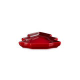 Le Creuset 19cm Stoneware Christmas Tree Plate - Cerise