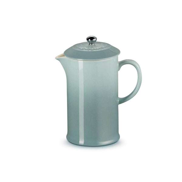 Le Creuset Stoneware Cafetiere with Metal Press Sea Salt