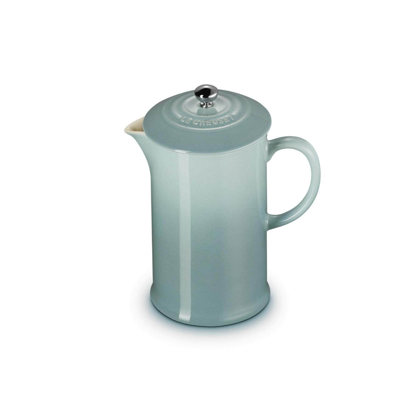 Le Creuset Stoneware Cafetiere with Metal Press Sea Salt