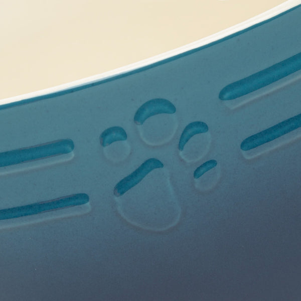 Scruffs Ombré 15cm Stoneware Pet Bowl - Blue