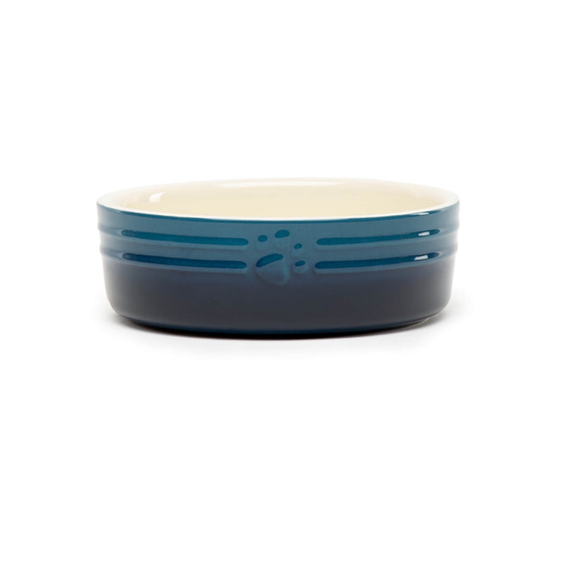 Scruffs Ombré 15cm Stoneware Pet Bowl - Blue