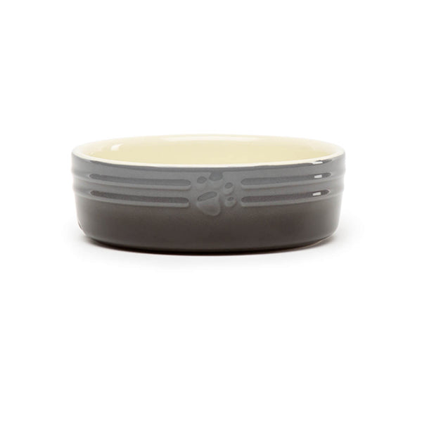 Scruffs Ombré 15cm Stoneware Pet Bowl - Grey