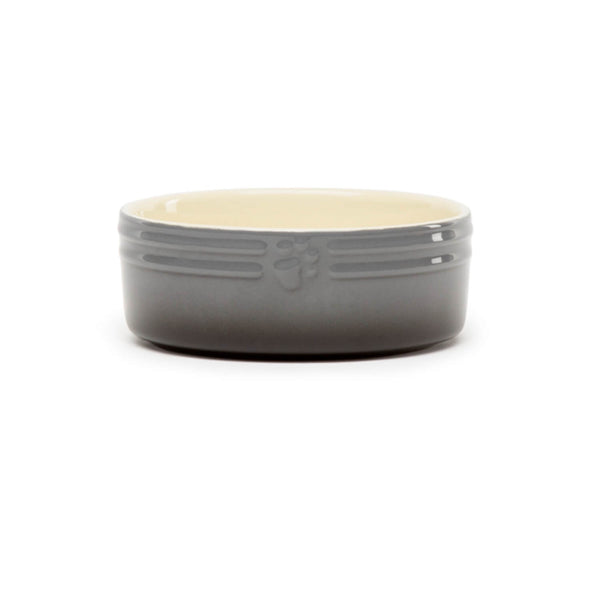 Scruffs Ombré 13cm Stoneware Pet Bowl - Grey