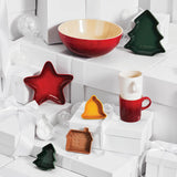 Le Creuset Stoneware Set of 4 Christmas Mini Dish Set