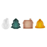 Le Creuset Stoneware Set of 4 Christmas Mini Dish Set