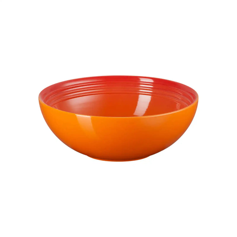 Le Creuset 24cm Round Stoneware Serving Bowl - Volcanic