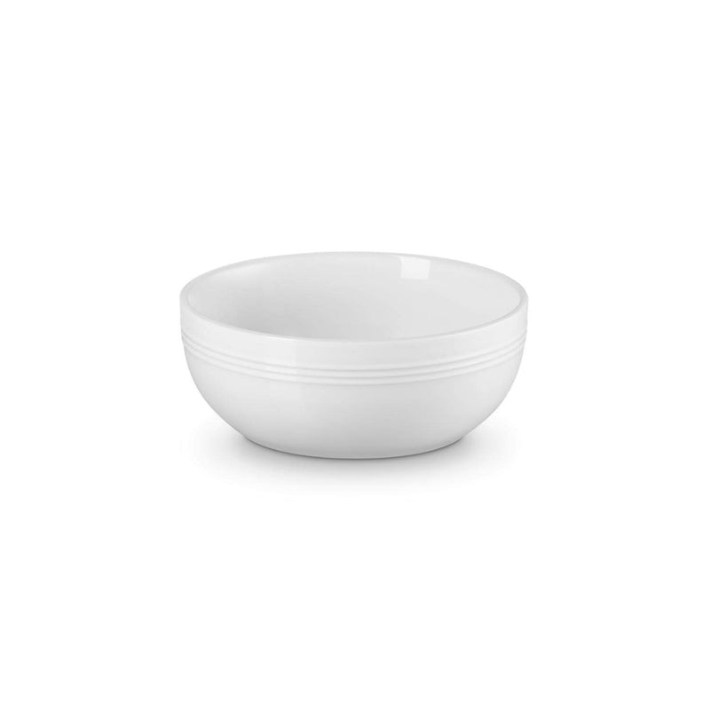 Le Creuset 16cm Stoneware Coupe Cereal Bowl - White