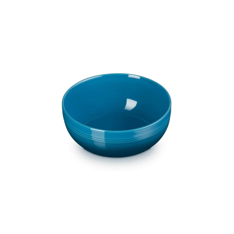 Le Creuset 16cm Stoneware Coupe Cereal Bowl - Deep Teal