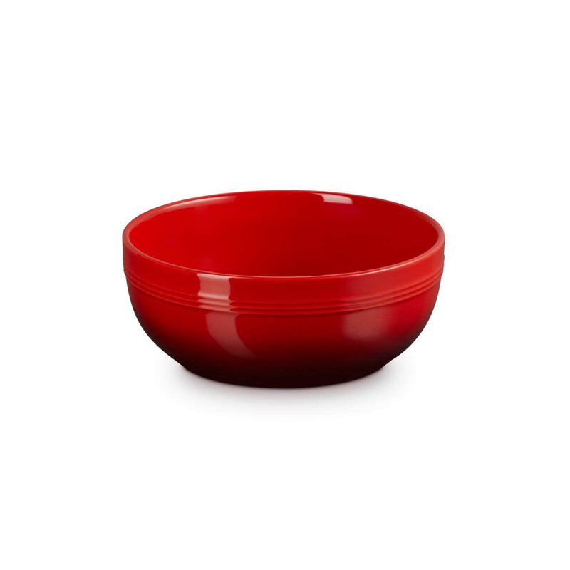 Le Creuset 20cm Stoneware Coupe Serve Bowl - Cerise