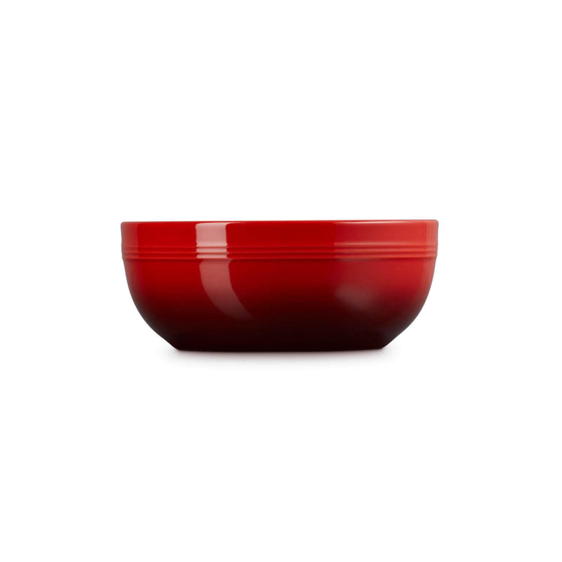 Le Creuset 20cm Stoneware Coupe Serve Bowl - Cerise