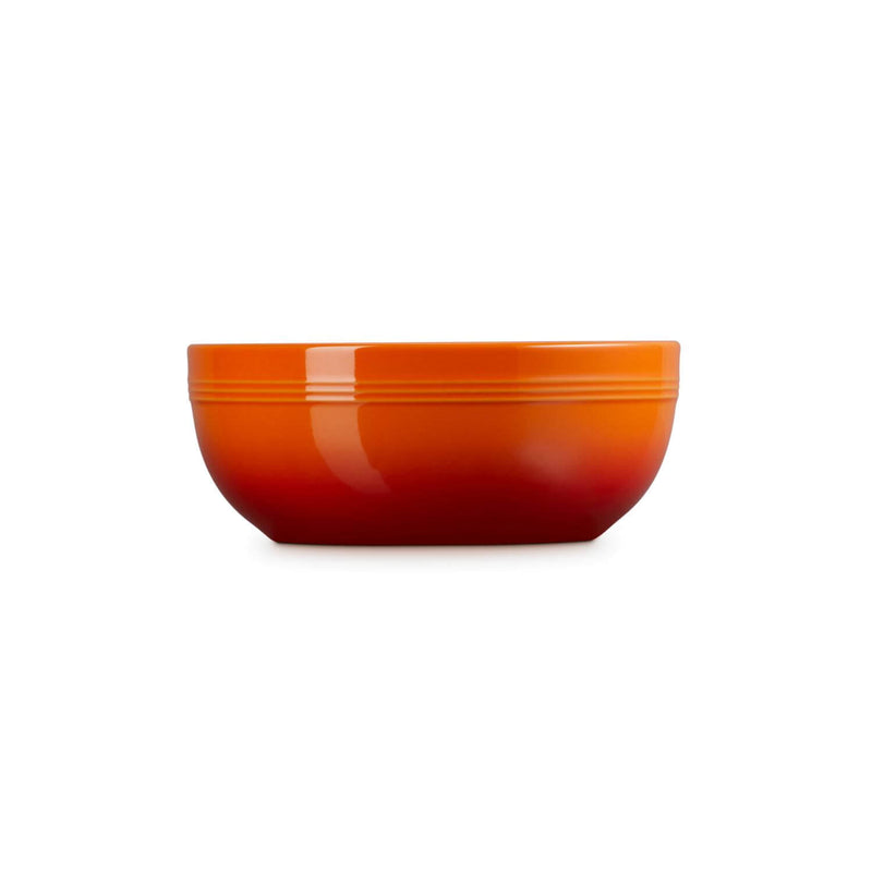 Le Creuset 20cm Stoneware Coupe Serve Bowl - Volcanic