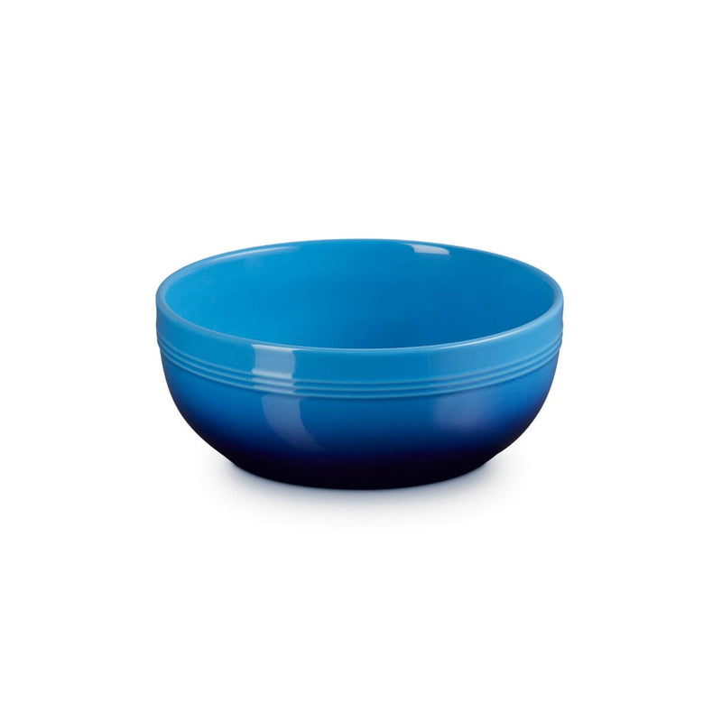 Le Creuset 20cm Stoneware Coupe Serve Bowl - Azure