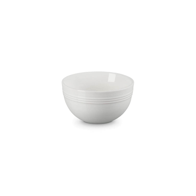 Le Creuset 12cm Stoneware Round Coupe Snack Bowl - White