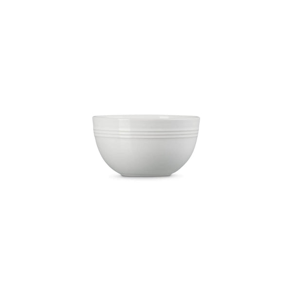 Le Creuset 12cm Stoneware Round Coupe Snack Bowl - White