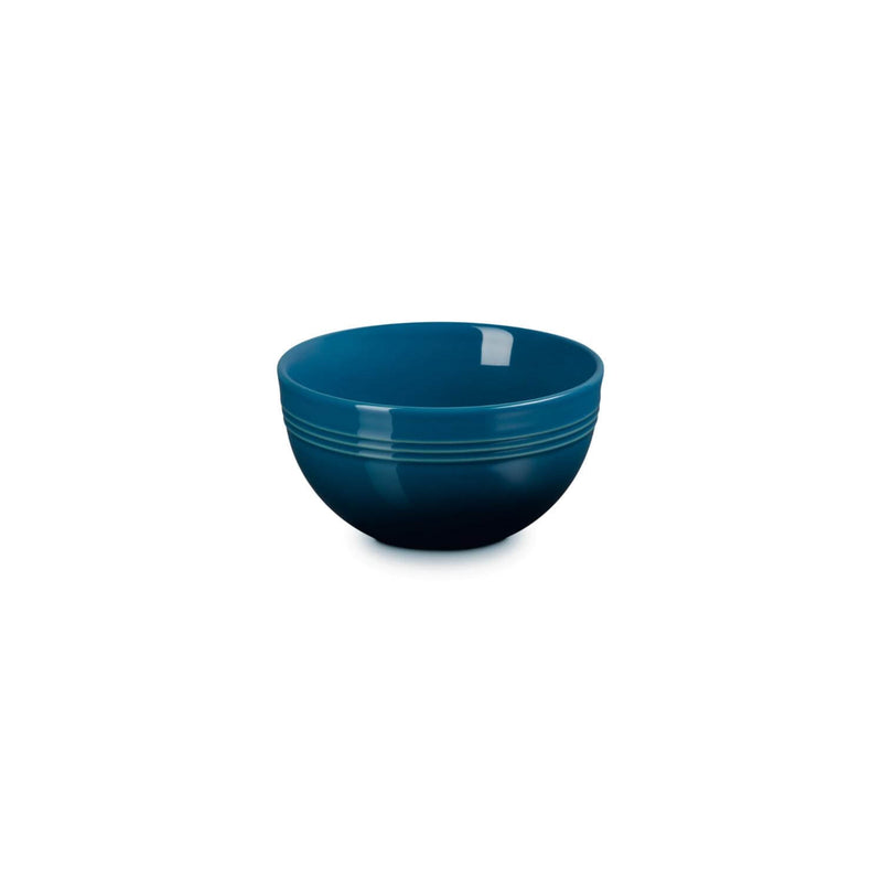 Le Creuset 12cm Stoneware Round Coupe Snack Bowl - Deep Teal