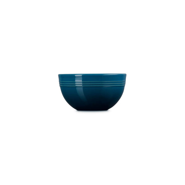 Le Creuset 12cm Stoneware Round Coupe Snack Bowl - Deep Teal