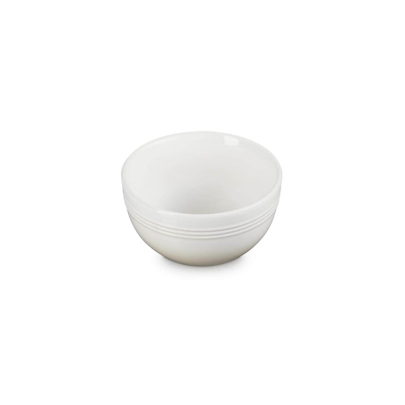 Le Creuset 12cm Stoneware Round Coupe Snack Bowl - Meringue