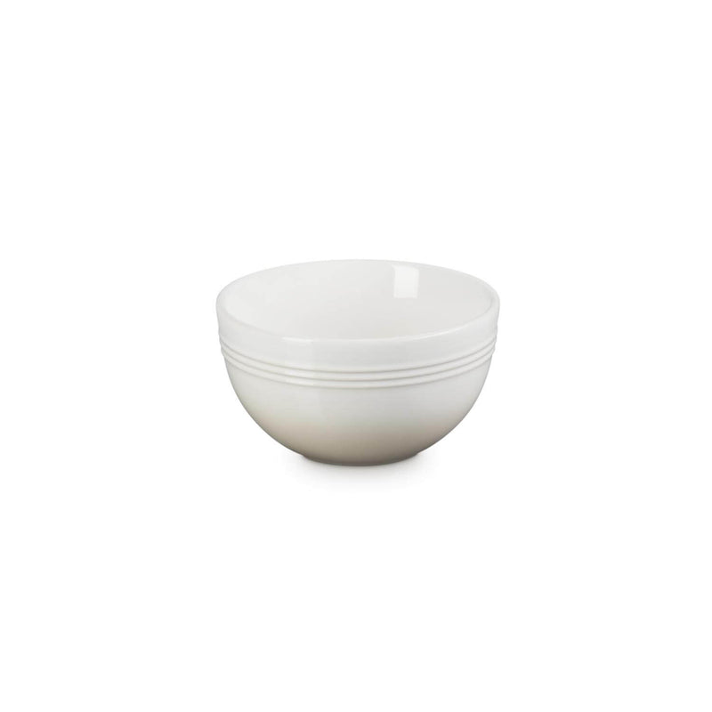 Le Creuset 12cm Stoneware Round Coupe Snack Bowl - Meringue