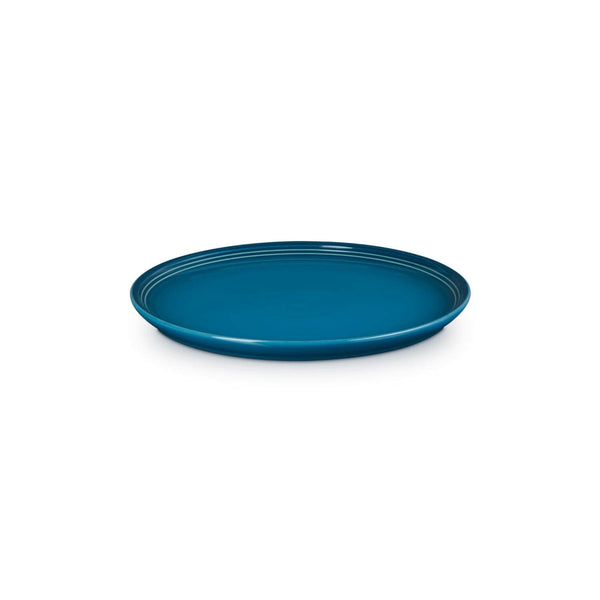 Le Creuset 22cm Stoneware Coupe Side Plate - Deep Teal